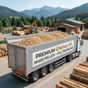 деревні гранули насипом